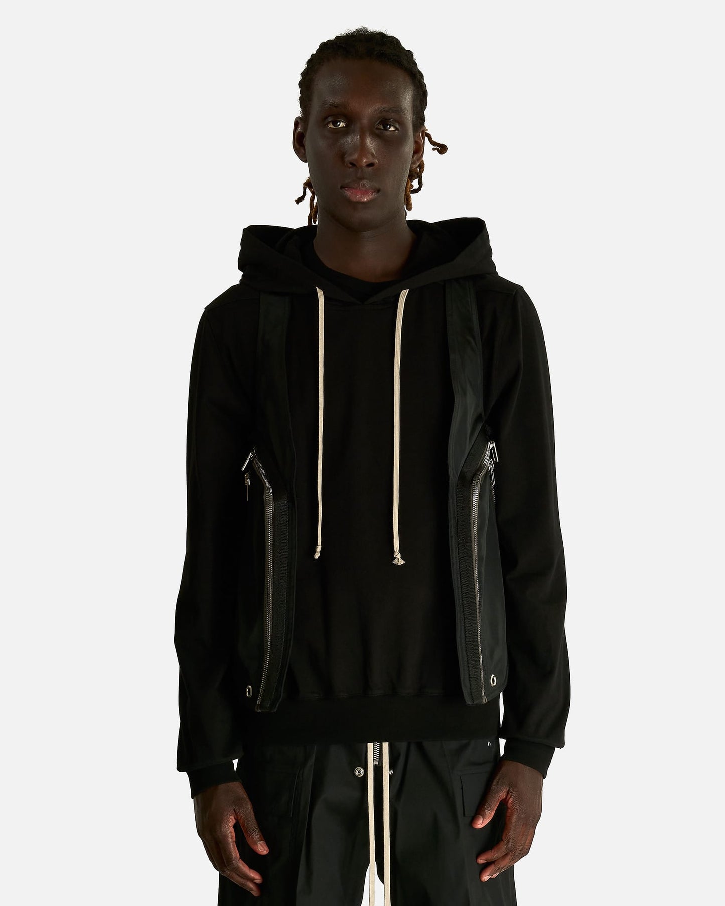 Rick Owens Men's Tops Temple Bauhaus Vest in Black