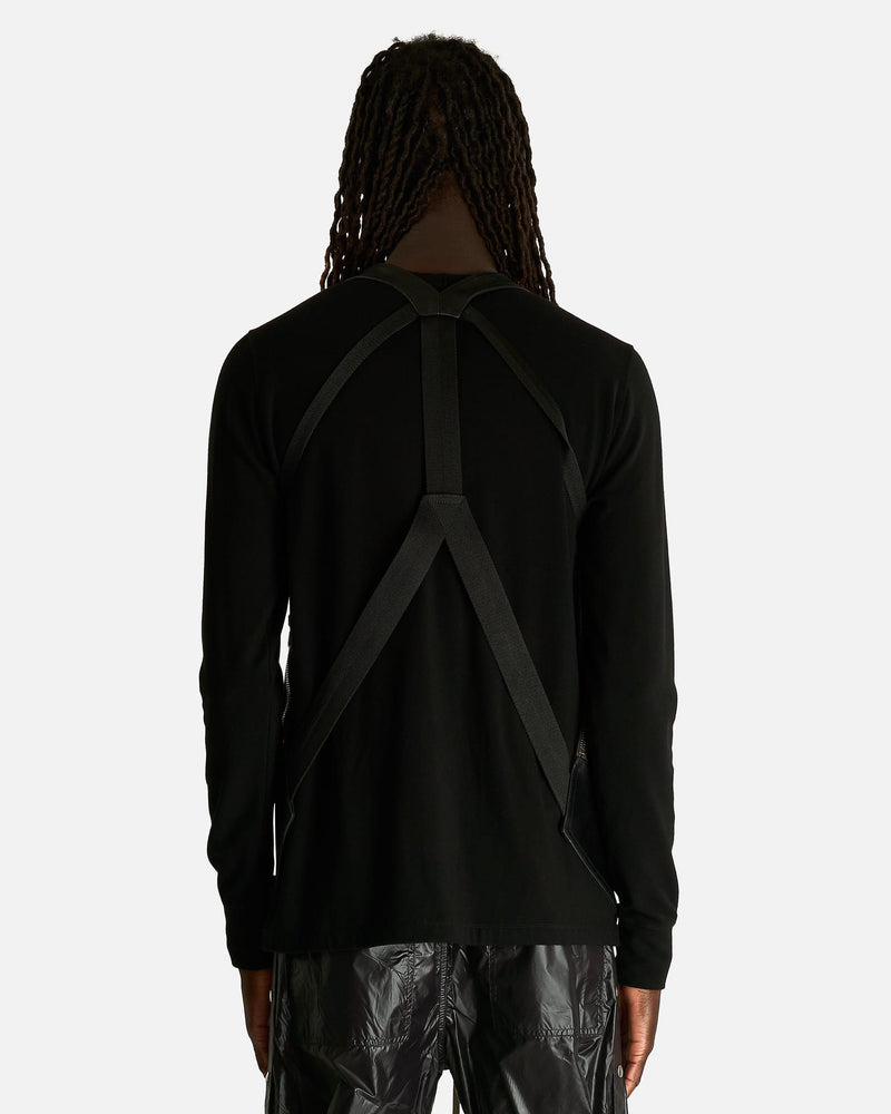 Rick Owens Men's Tops Temple Bauhaus Vest in Black