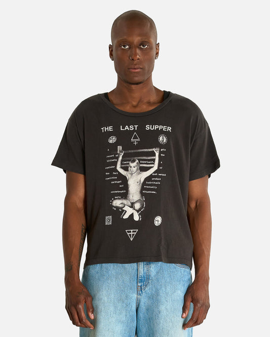 Enfants Riches Deprimes Men's T-shirts The Last Supper T-Shirt in Faded Black