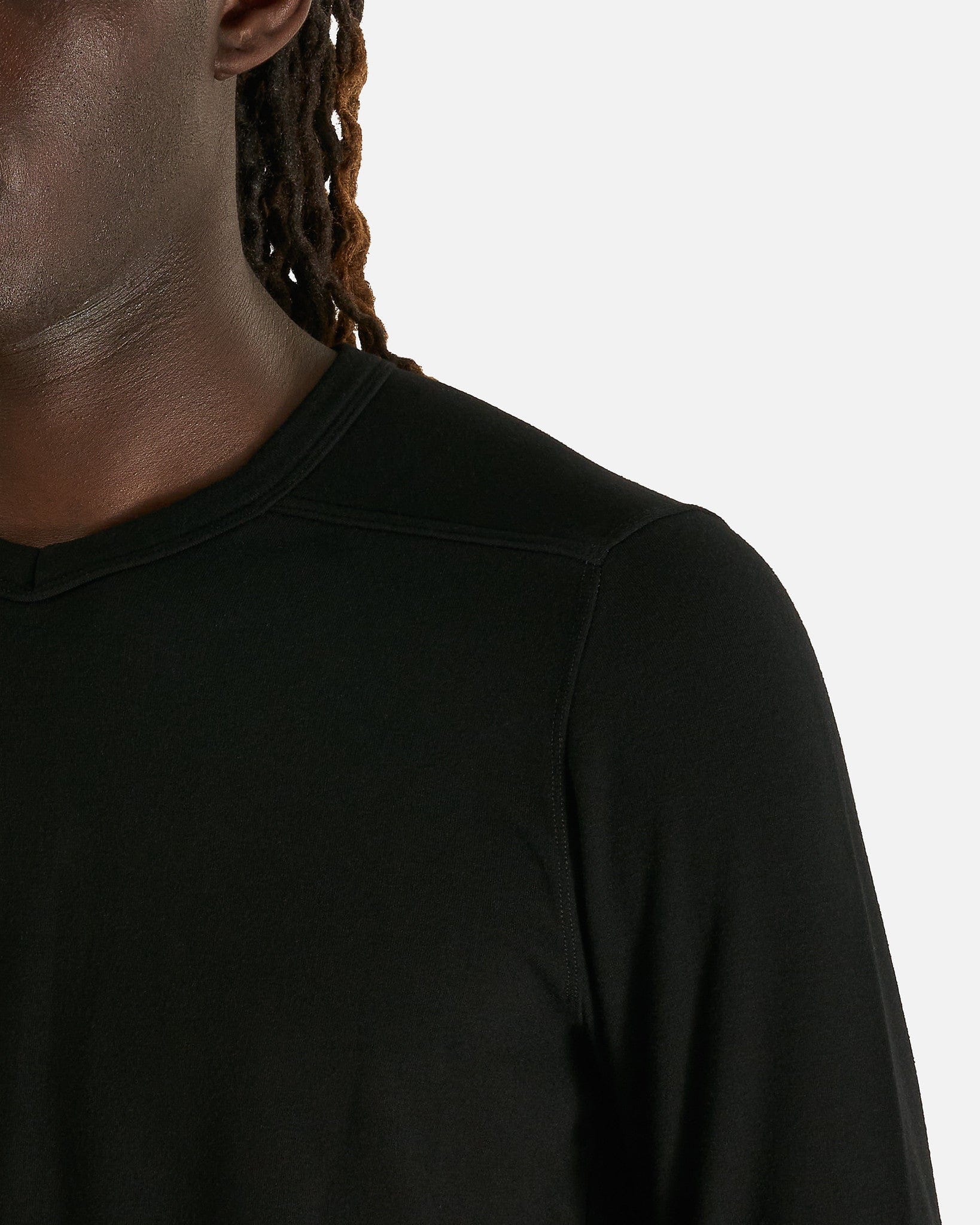 Rick Owens Men's Tops Thermal Top in Black