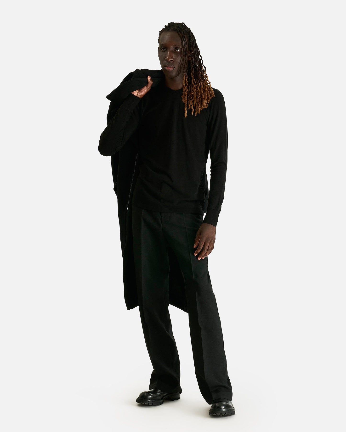 Rick Owens Men's Tops Thermal Top in Black