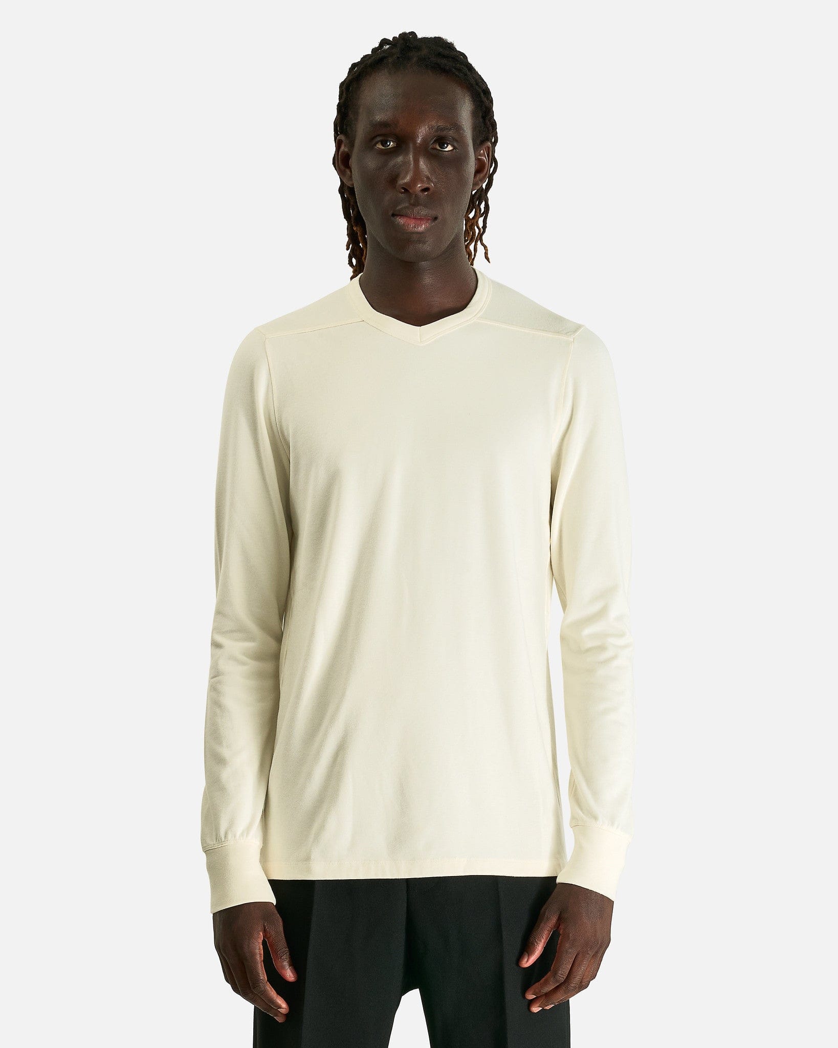 Rick Owens Men's Tops Thermal Top in Natural