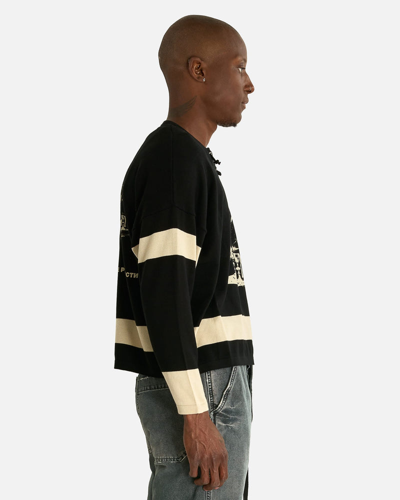 Enfants Riches Deprimes Men's Sweater They Broke Me Hockey Jersey Sweater in Black/Stone