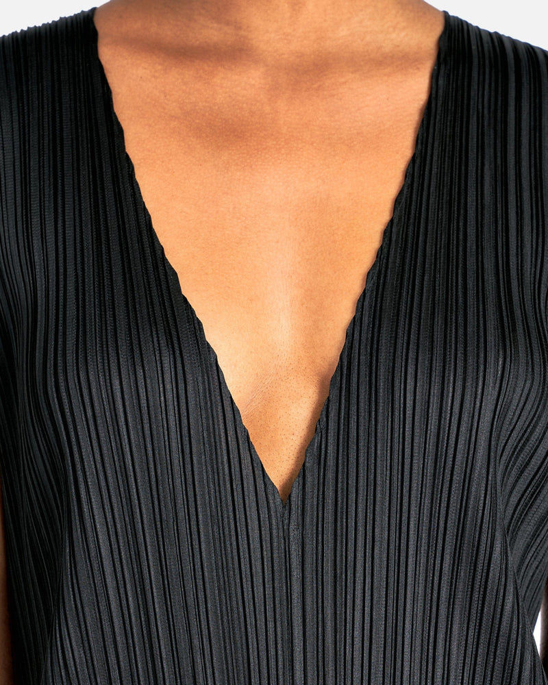 Pleats Please Issey Miyake Women Dresses Thicker Bottoms 2 Dress in Black