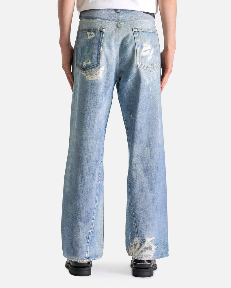 Third Cut Denim in Digital Denim Print – SVRN - Main Image