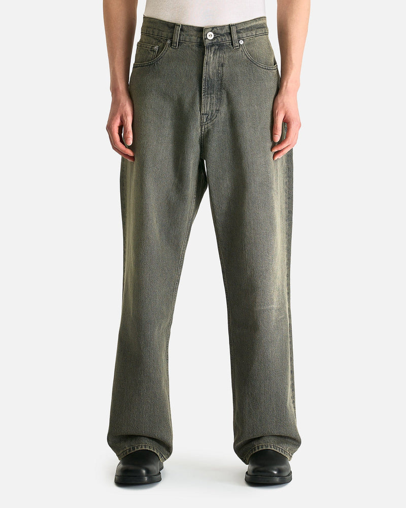 Our Legacy Men's Pants Third Cut in Ash Dust Chain Twill