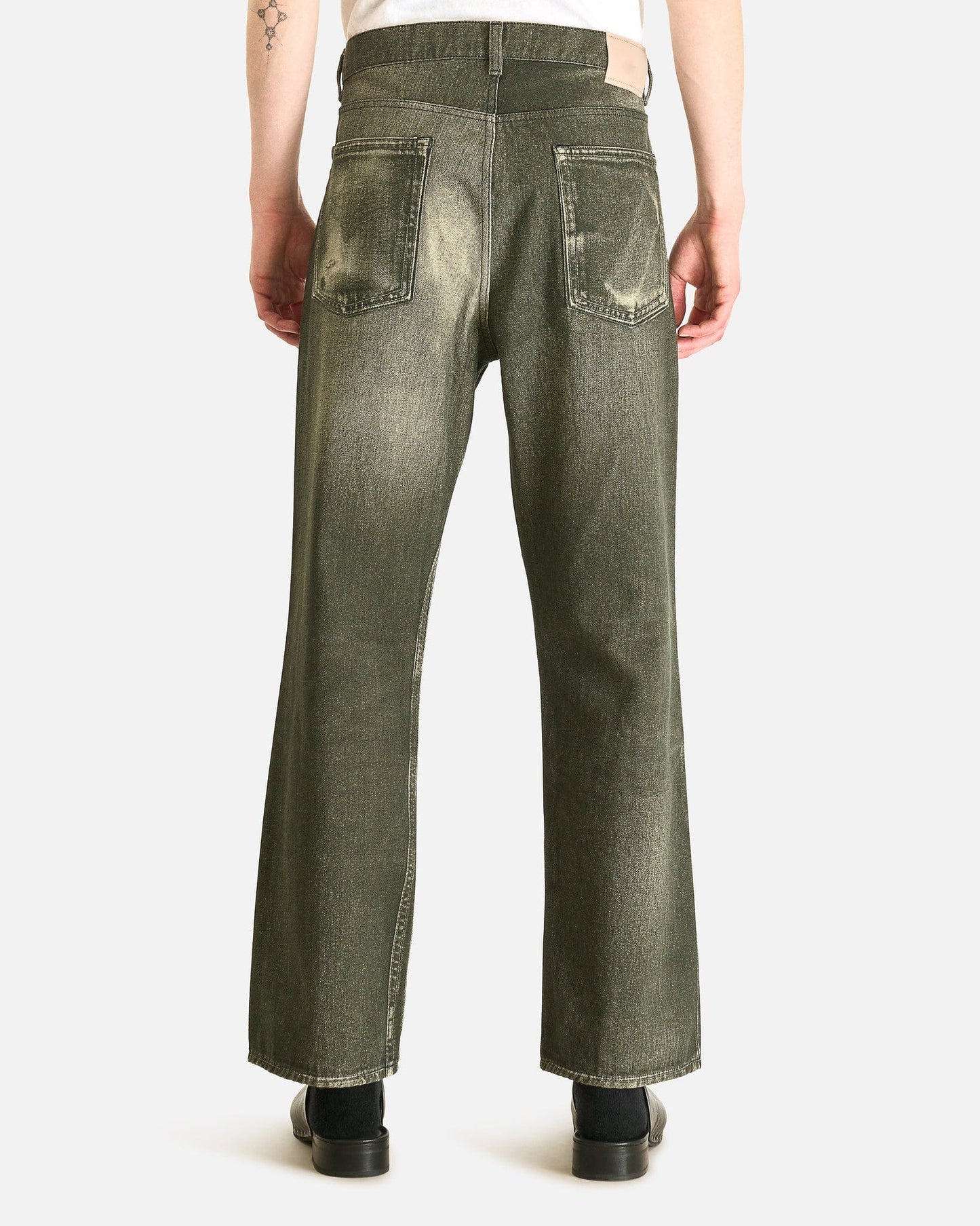 Our Legacy Men's Jeans Third Cut in Black Aurora