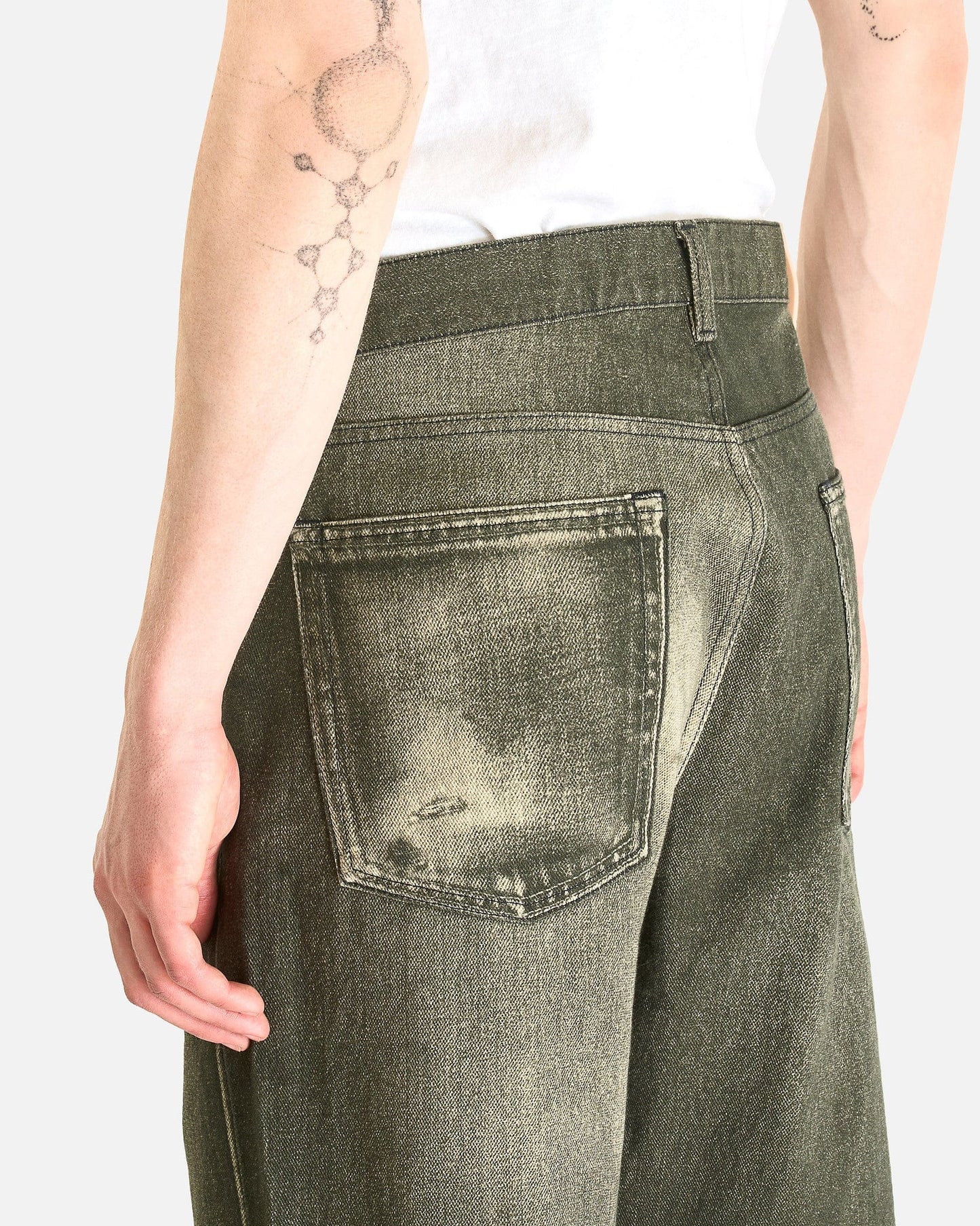 Our Legacy Men's Jeans Third Cut in Black Aurora