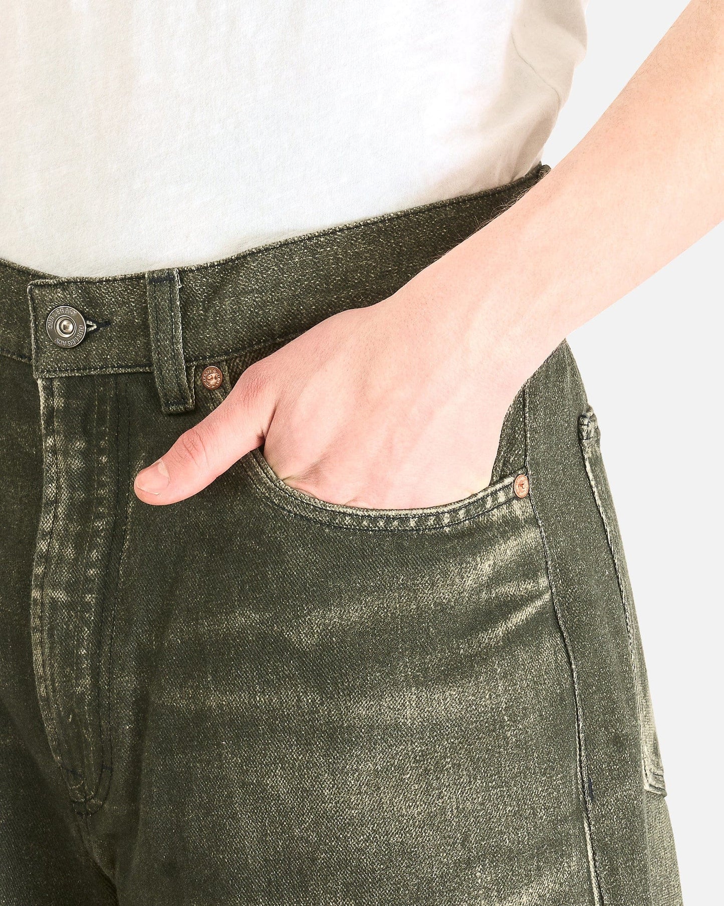 Our Legacy Men's Jeans Third Cut in Black Aurora