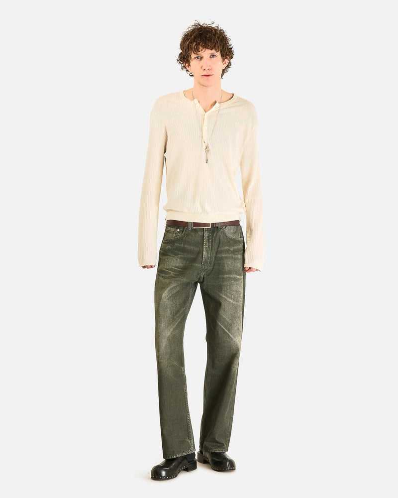 Our Legacy Men's Jeans Third Cut in Black Aurora