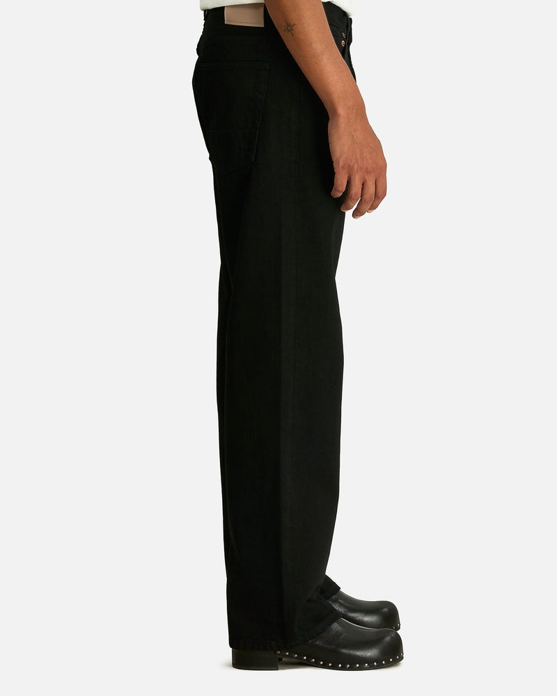 Our Legacy Men's Jeans Third Cut in Black Selvedge