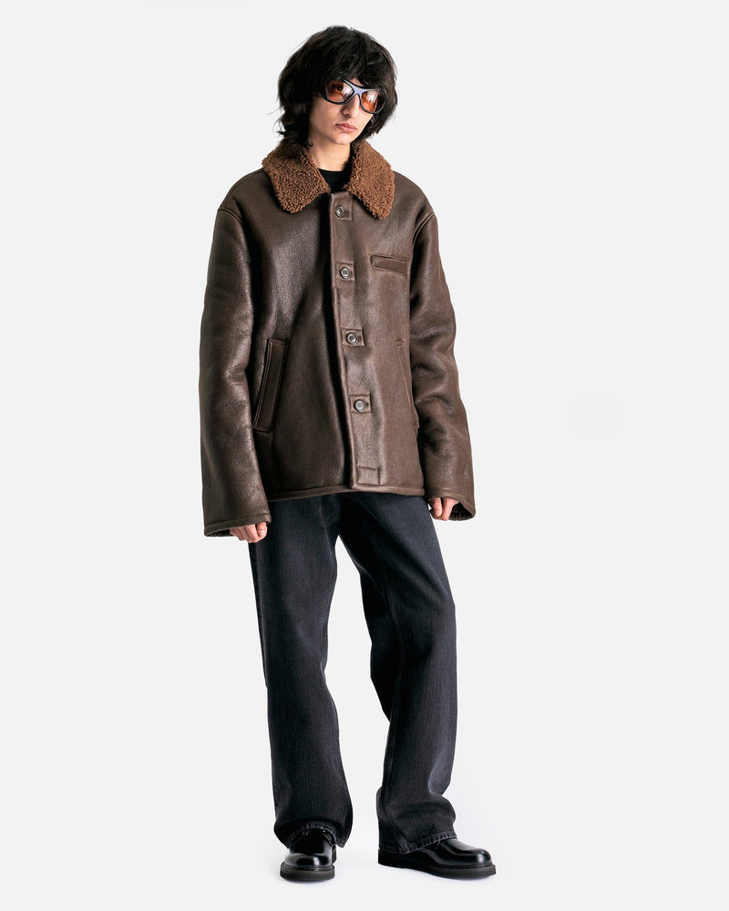 Our Legacy Men's Pants Third Cut in Real Black Chain Twill Denim