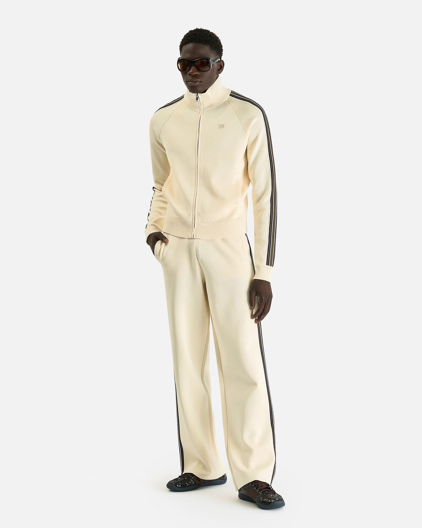 Wales Bonner Men's Jackets Tide Track Top in Ivory