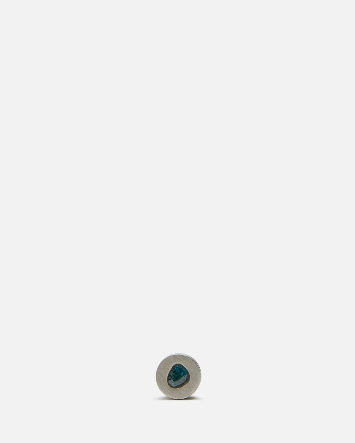 Parts of Four Jewelry OS Tiny Stud Earring in 0.1 CT / Blue Diamond Slab / DA, BDIA