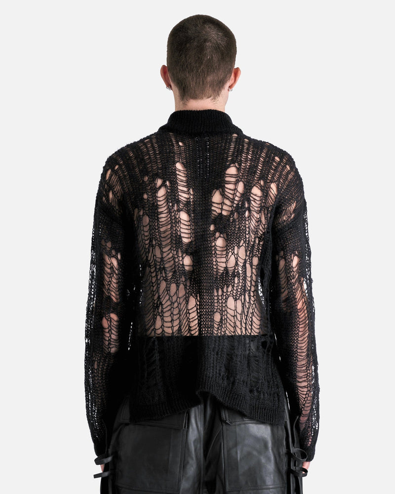 Rick Owens Men's Sweater Tommy Lupetto Sweater in Black