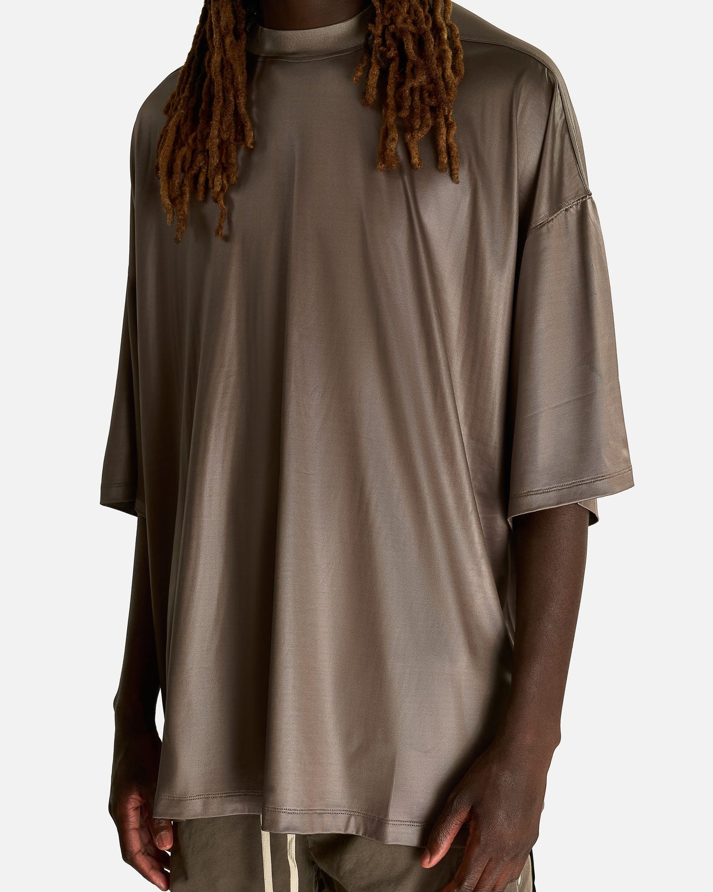 Rick Owens DRKSHDW Men's T-shirts OS Tommy T in Dust