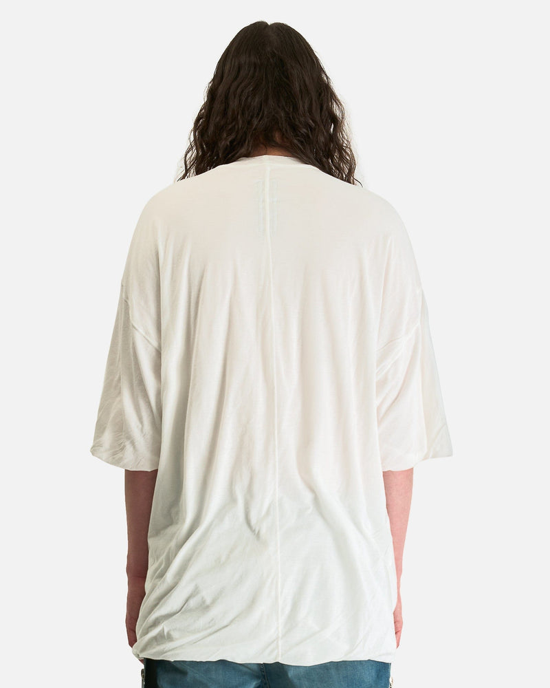 Rick Owens DRKSHDW Men's T-Shirts Tommy T in Milk