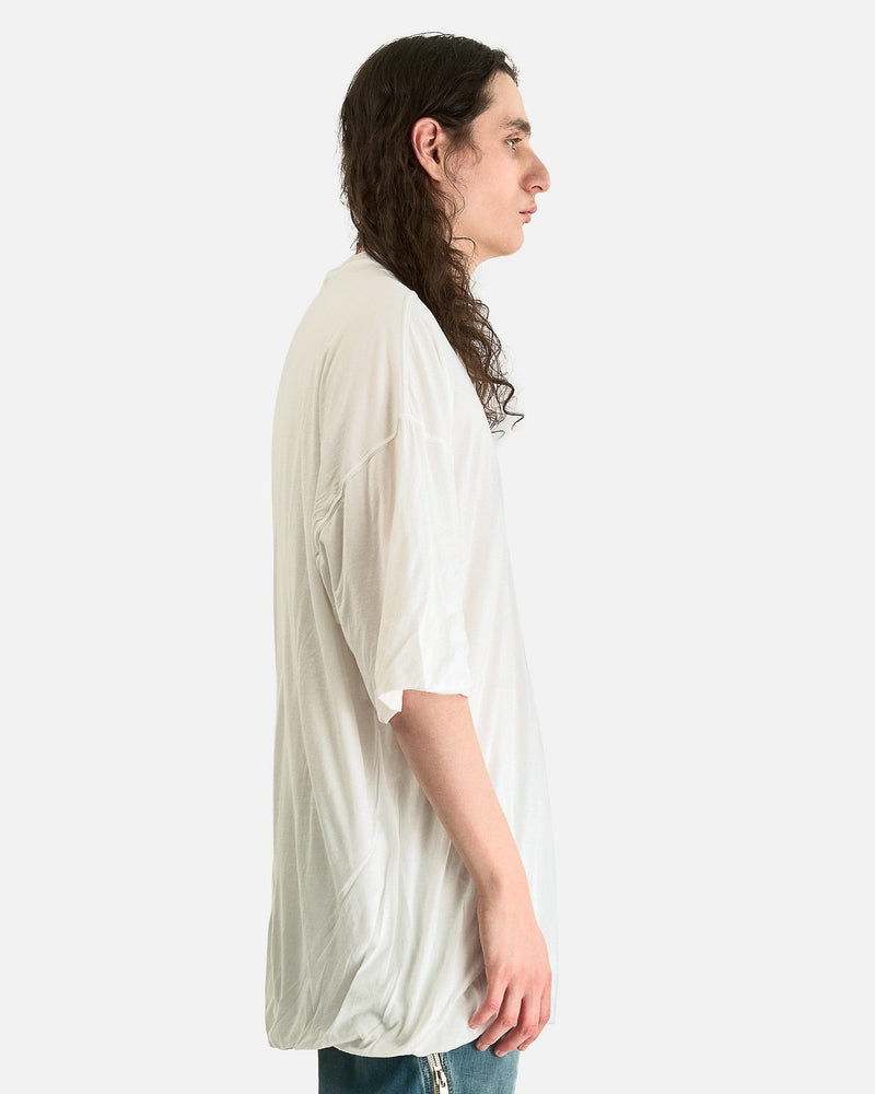 Rick Owens DRKSHDW Men's T-Shirts Tommy T in Milk