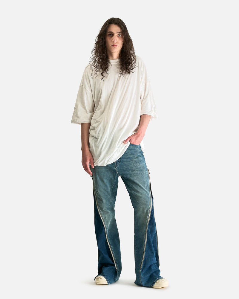 Rick Owens DRKSHDW Men's T-Shirts Tommy T in Milk