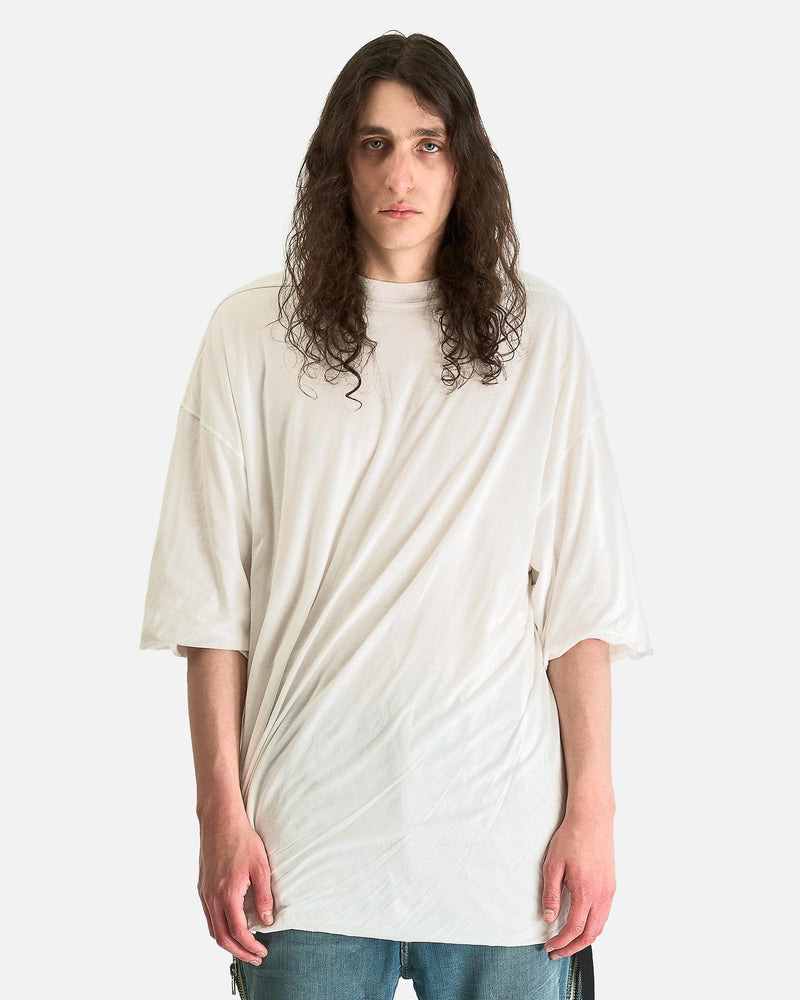 Rick Owens DRKSHDW Men's T-Shirts Tommy T in Milk