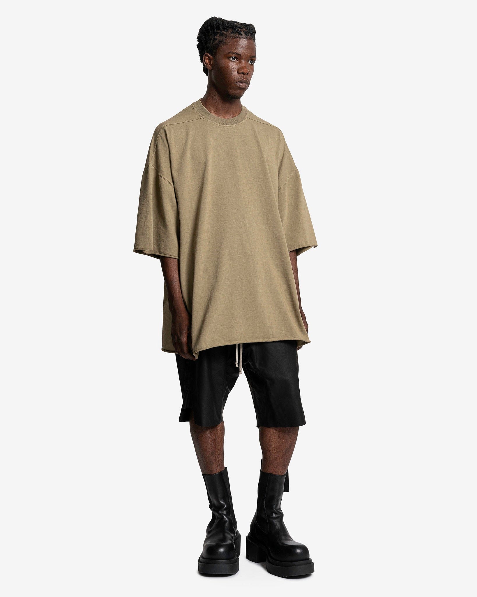 Rick Owens DRKSHDW Men's T-Shirts O/S Tommy T in Pale Green