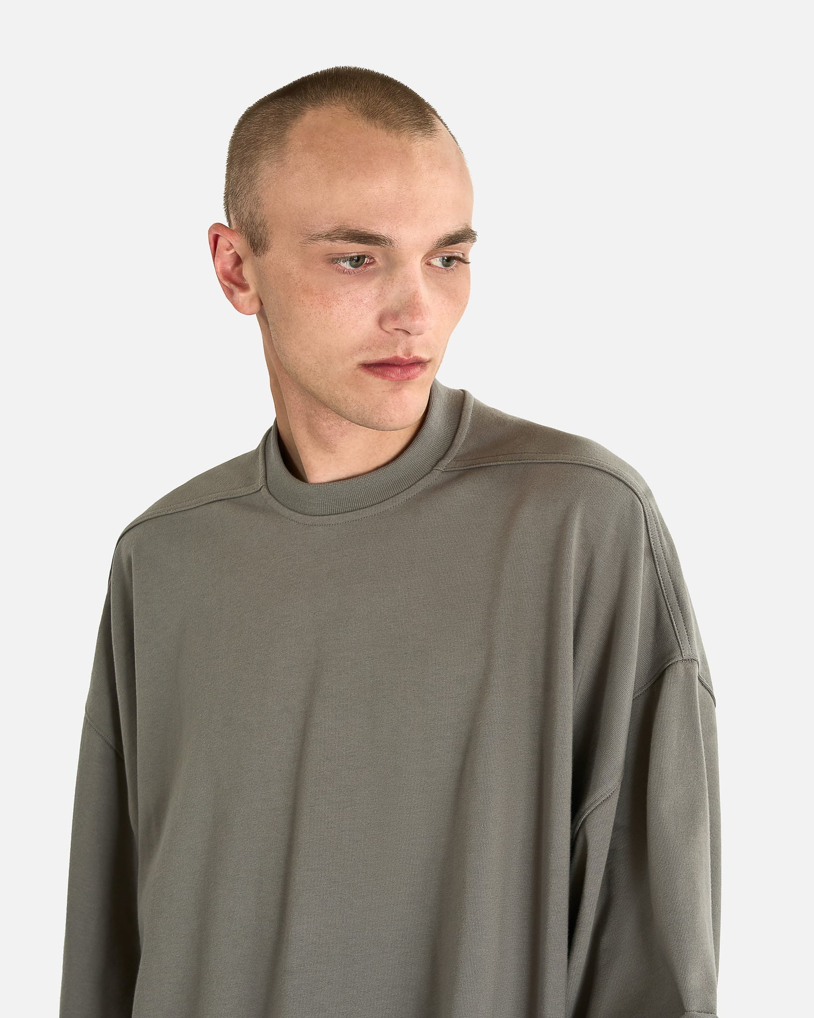 Rick Owens Men's T-shirts OS Tommy T in Steel