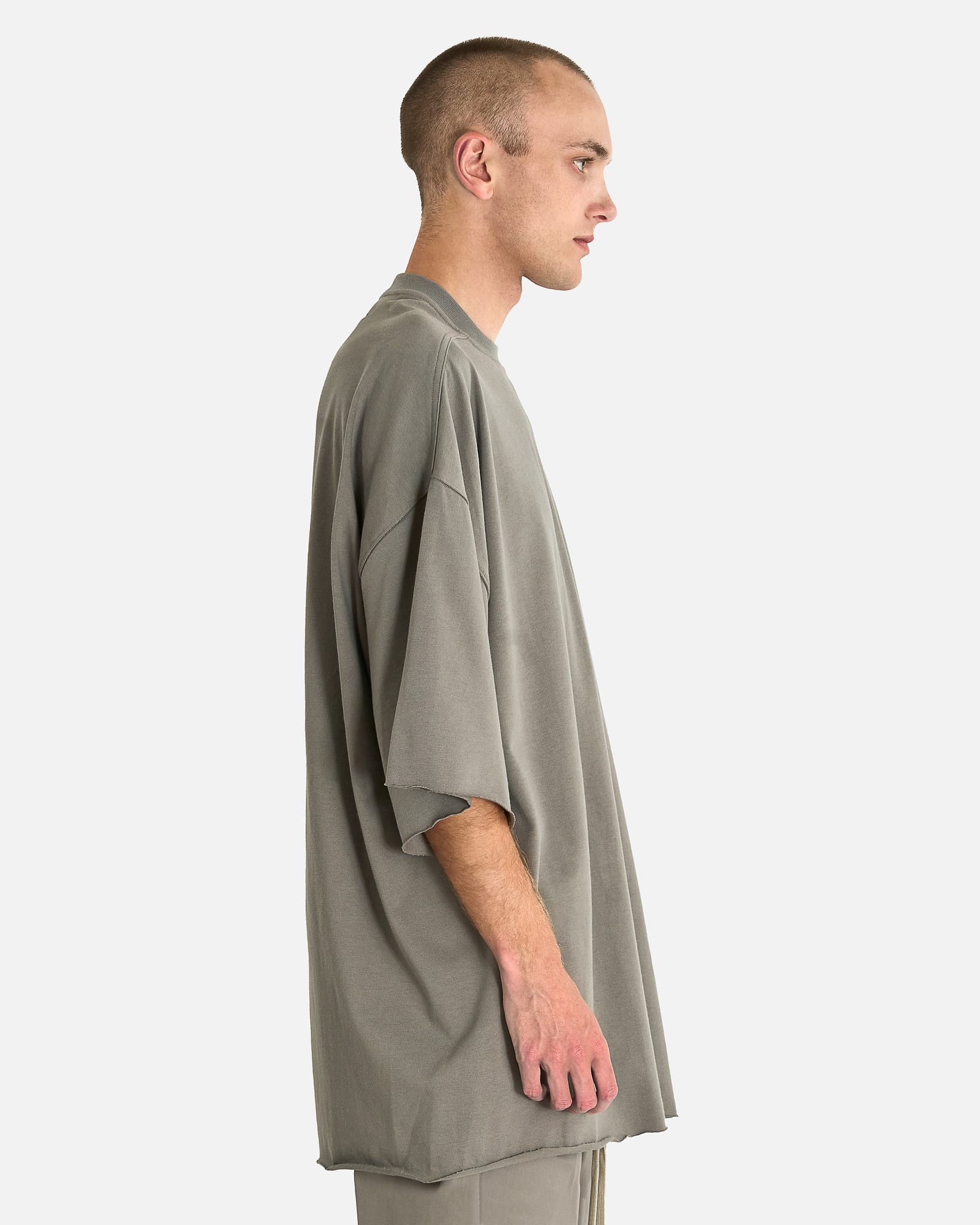 Rick Owens Men's T-shirts OS Tommy T in Steel