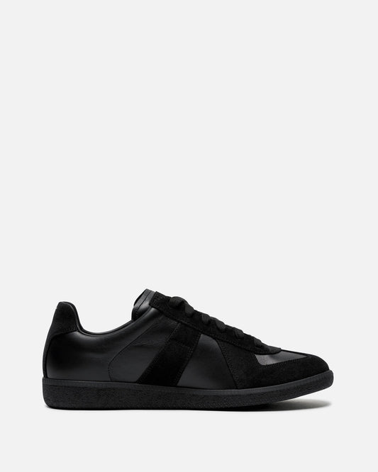 Maison Margiela Men's Sneakers Tonal Replica Sneaker in Black