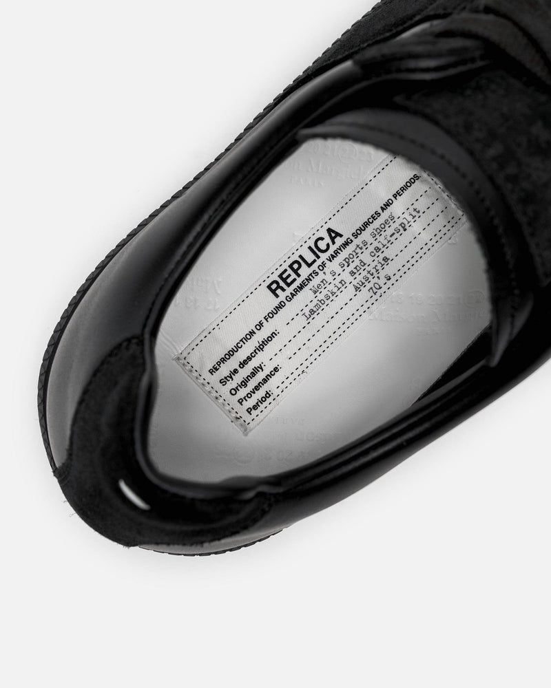 Maison Margiela Men's Sneakers Tonal Replica Sneaker in Black