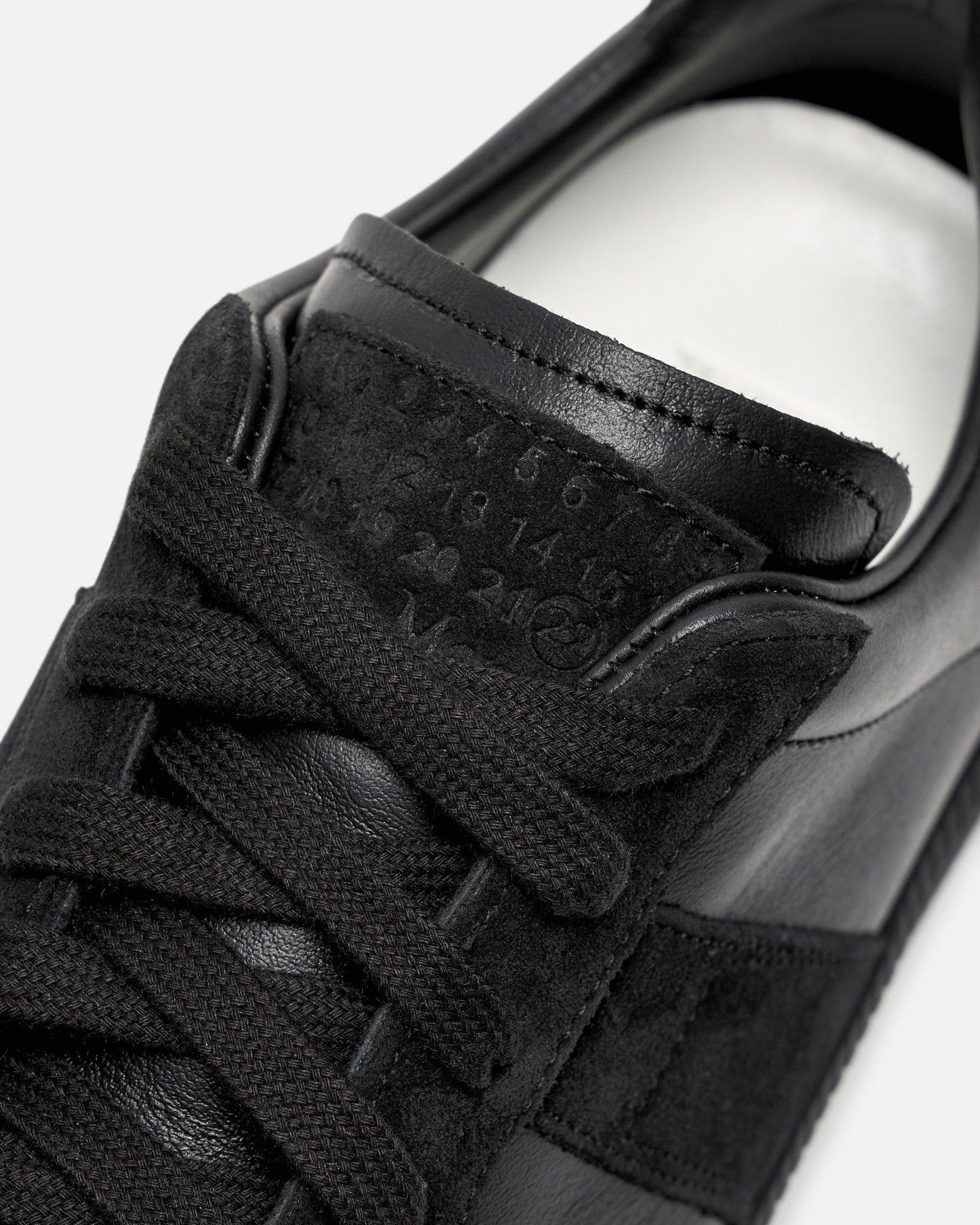 Maison Margiela Men's Sneakers Tonal Replica Sneaker in Black
