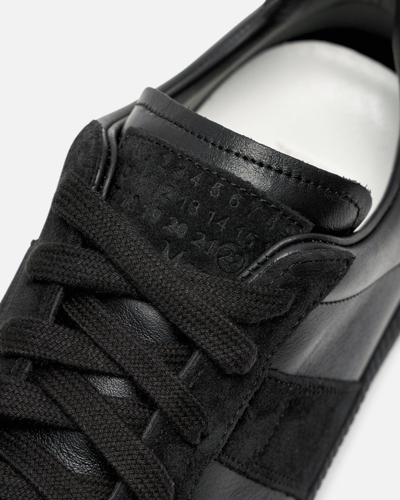 Maison Margiela Men's Sneakers Tonal Replica Sneaker in Black