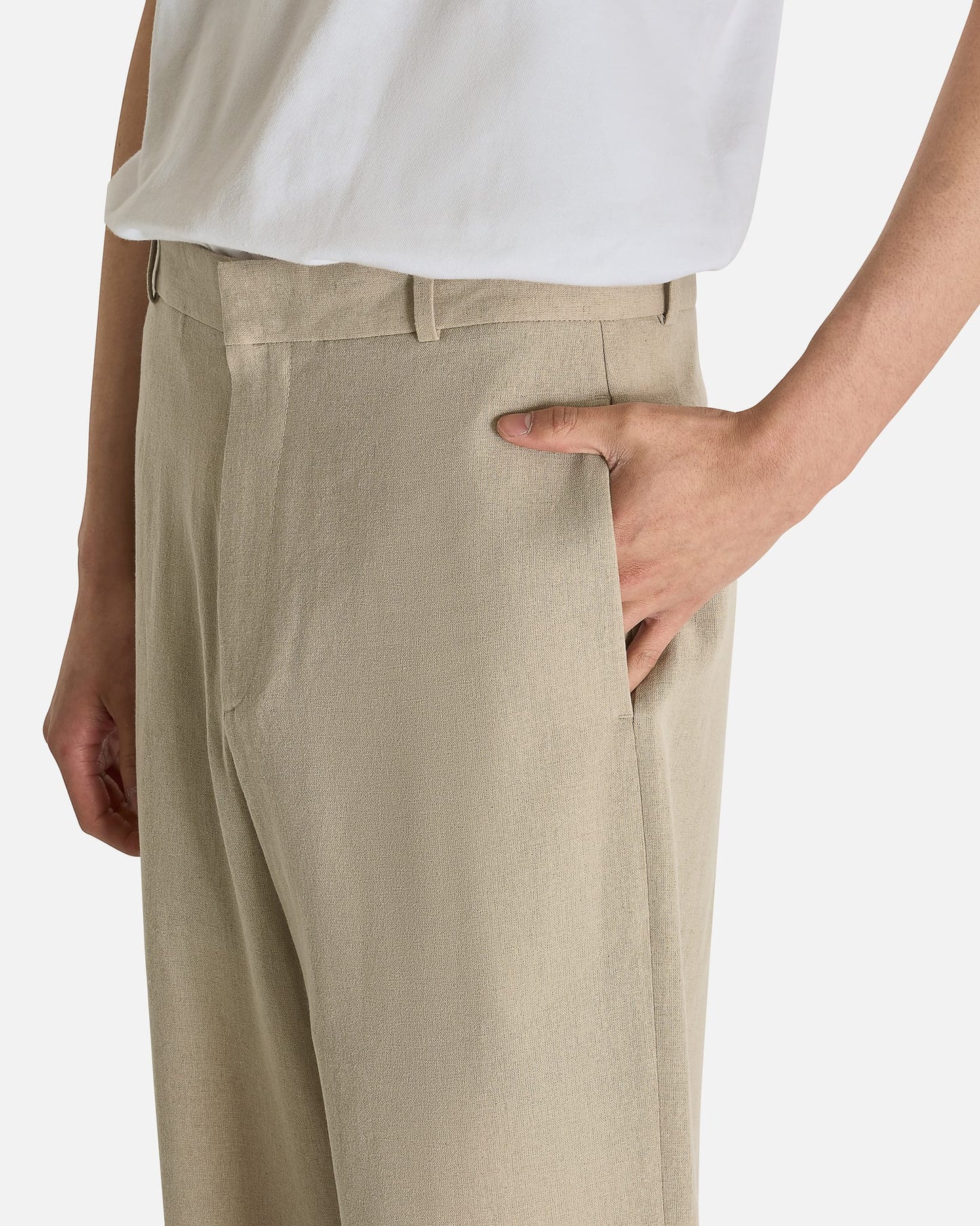 The Row Men's Pants Toril Pant in Light Pebble