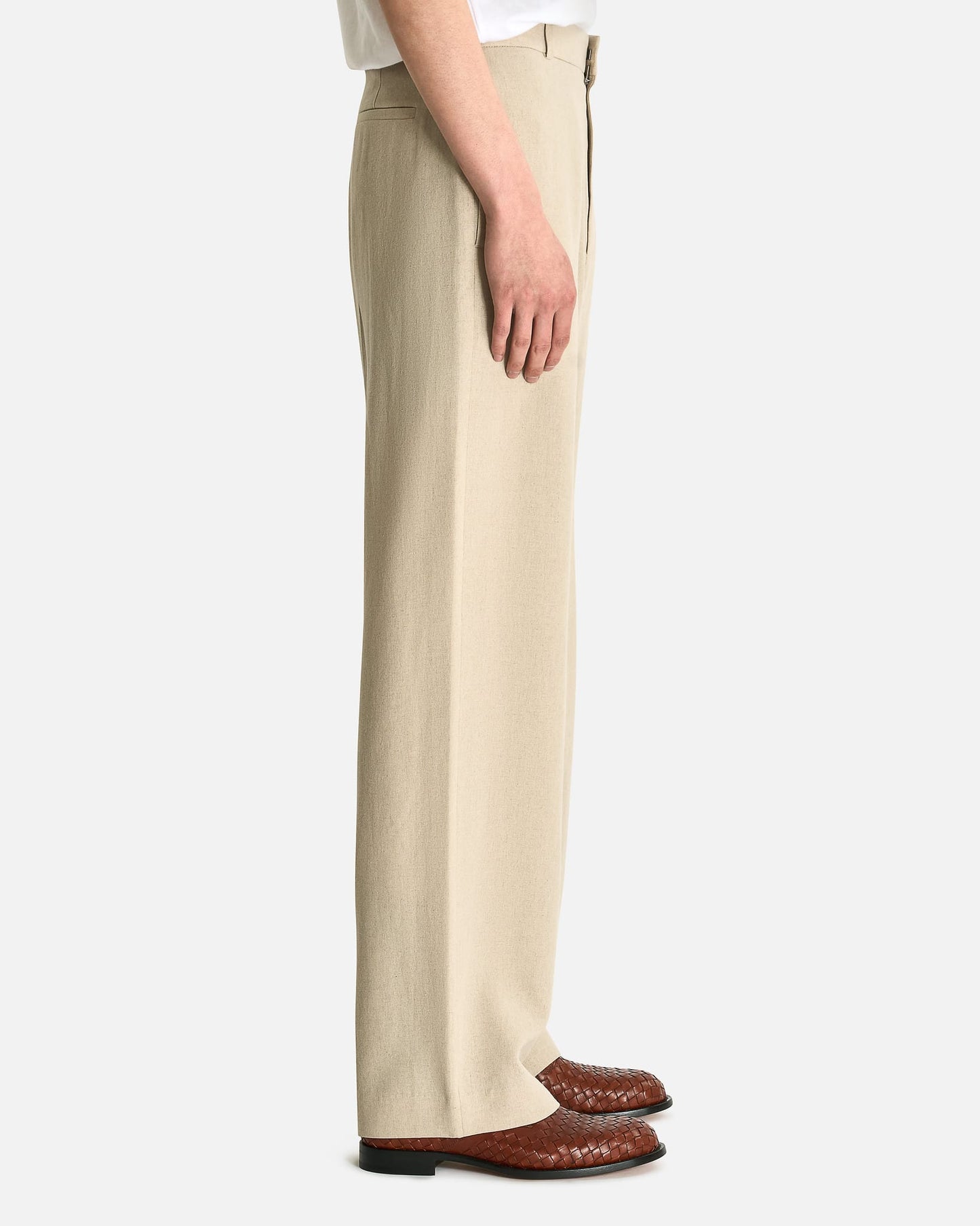 The Row Men's Pants Toril Pant in Light Pebble