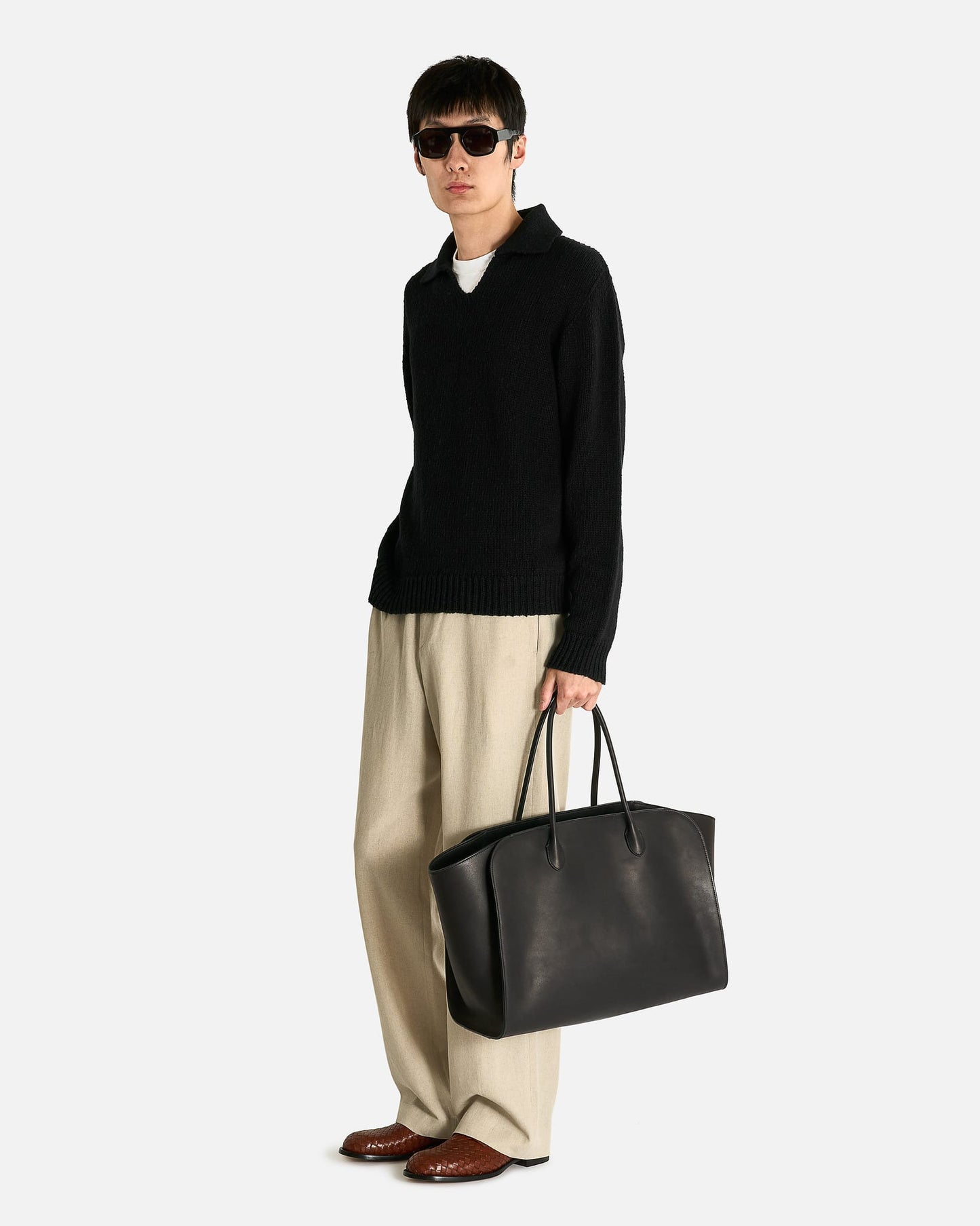 The Row Men's Pants Toril Pant in Light Pebble