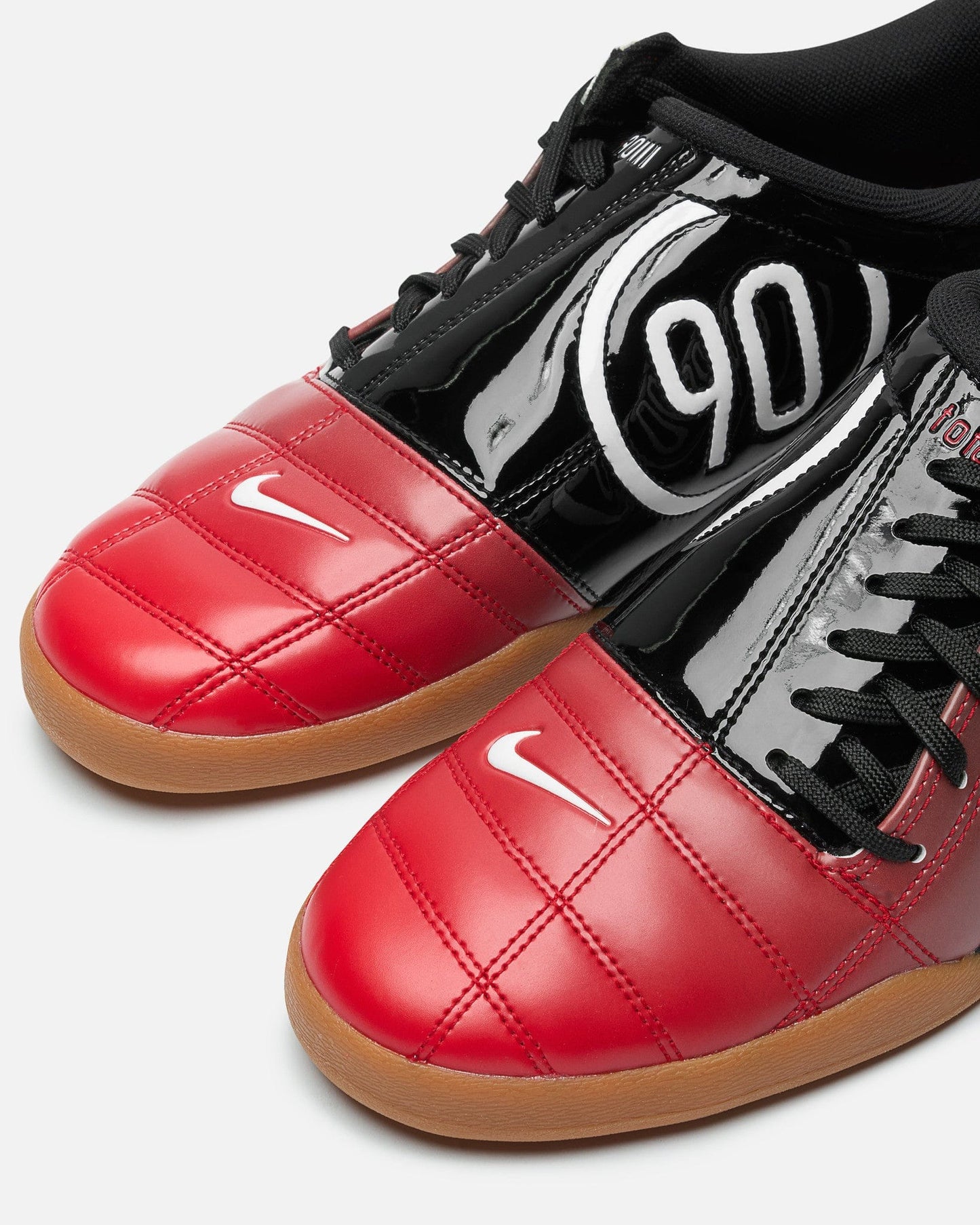 Nike Men's Sneakers Total 90 in Black/University Red