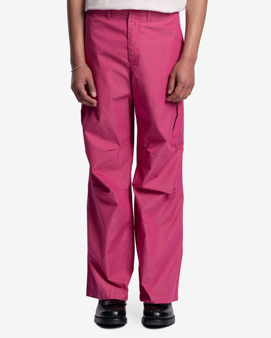 Our Legacy Men's Pants Trekking Cargo in Cerise