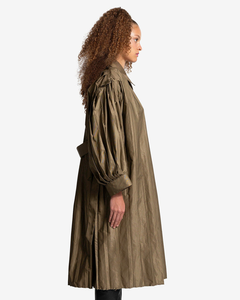 Trench Coat in Almond