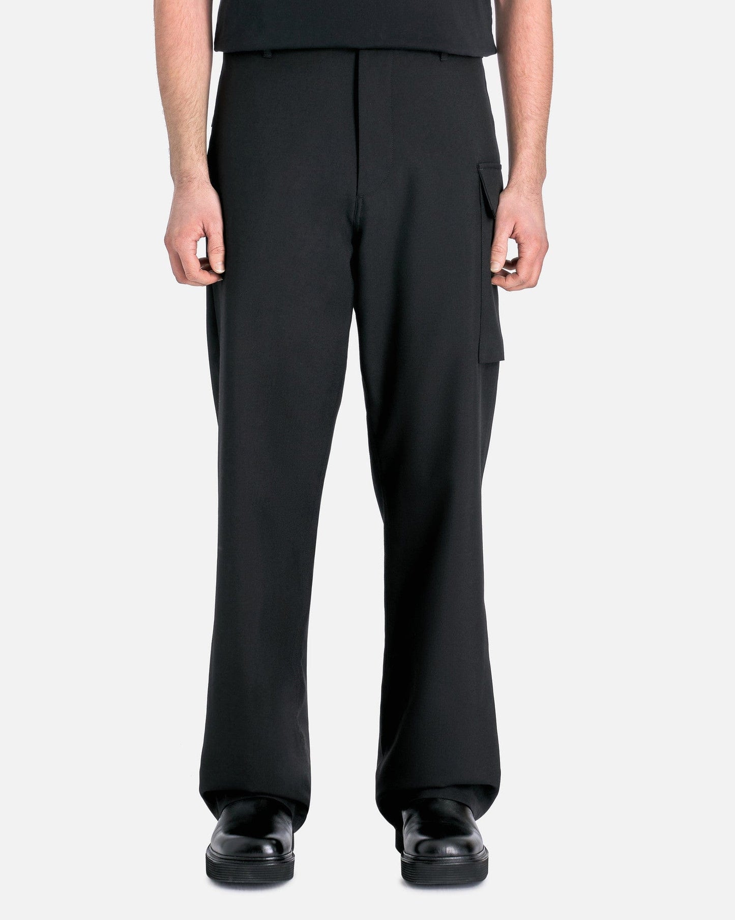 Tropical Wool Trousers in Black – SVRN