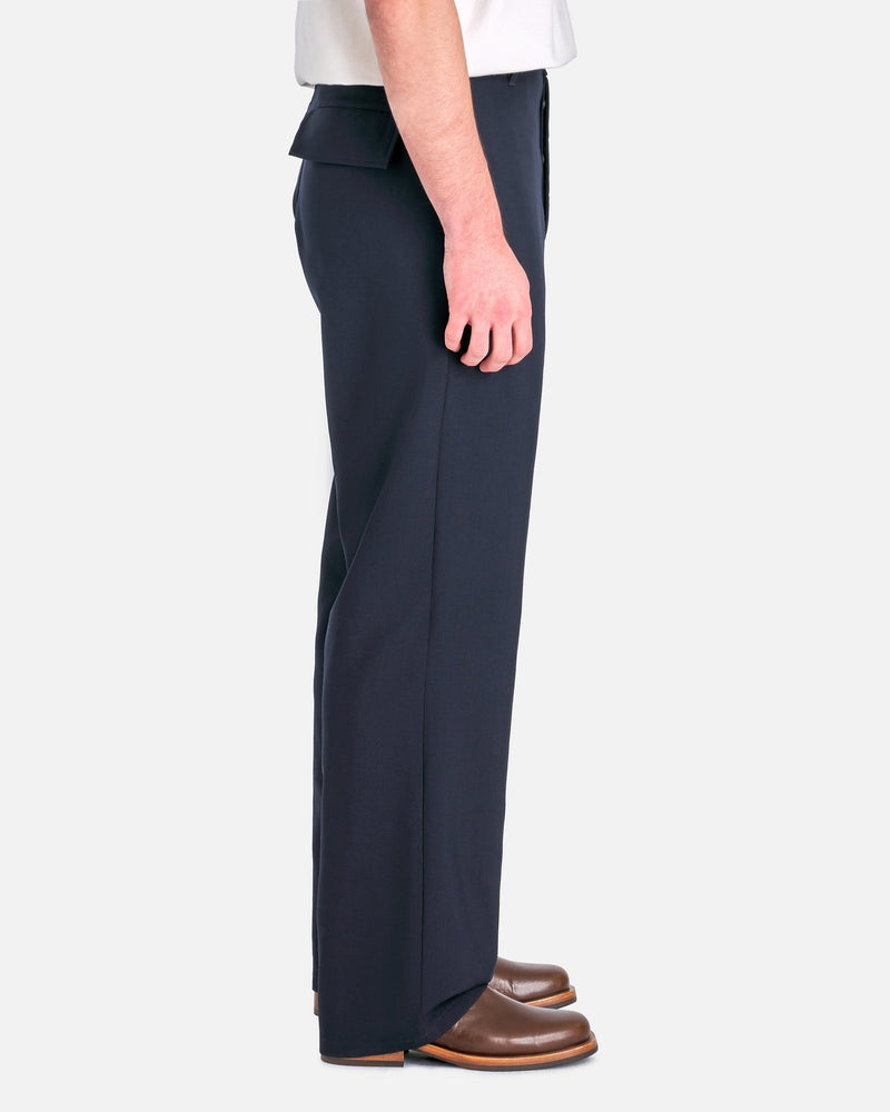Tropical Wool Trousers in BluBlack – SVRN Tropical Wool Trousers in BluBlack – SVRN
