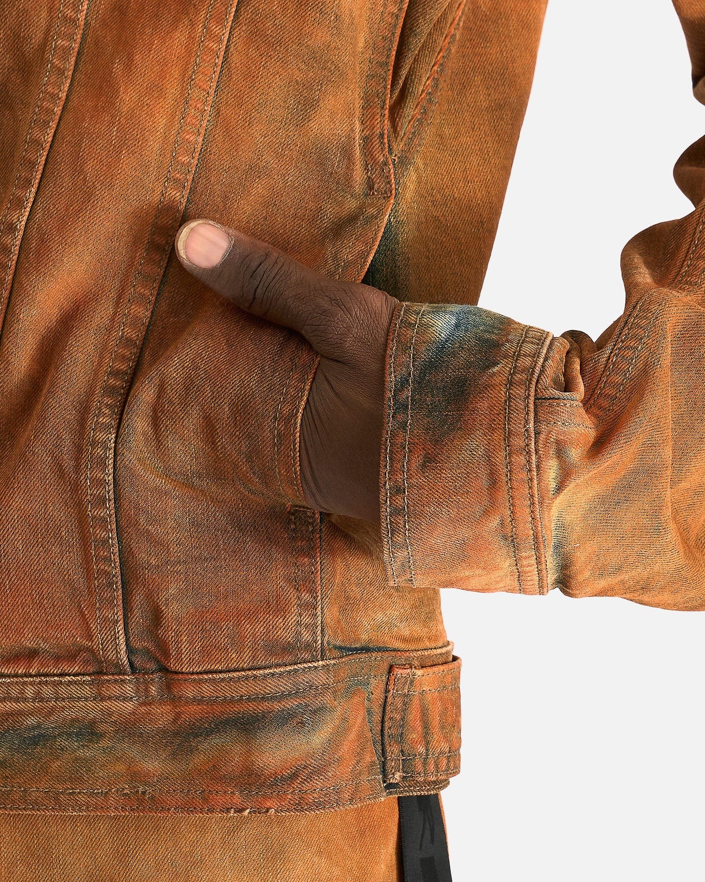 Rick Owens DRKSHDW Men's Jackets Trucker in Orange