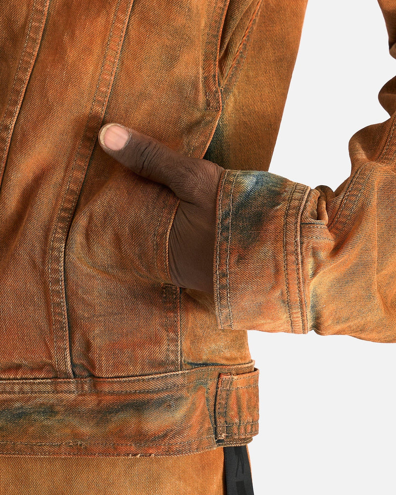 Rick Owens DRKSHDW Men's Jackets Trucker in Orange