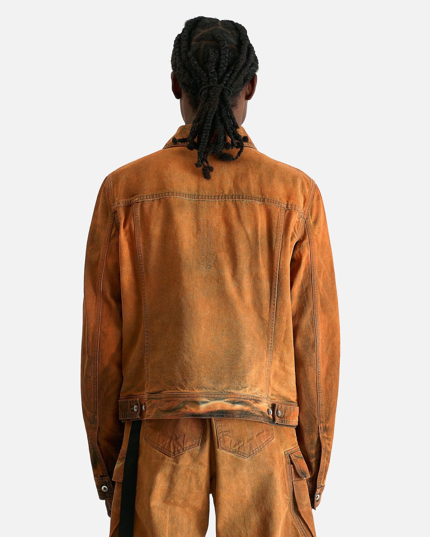 Rick Owens DRKSHDW Men's Jackets Trucker in Orange