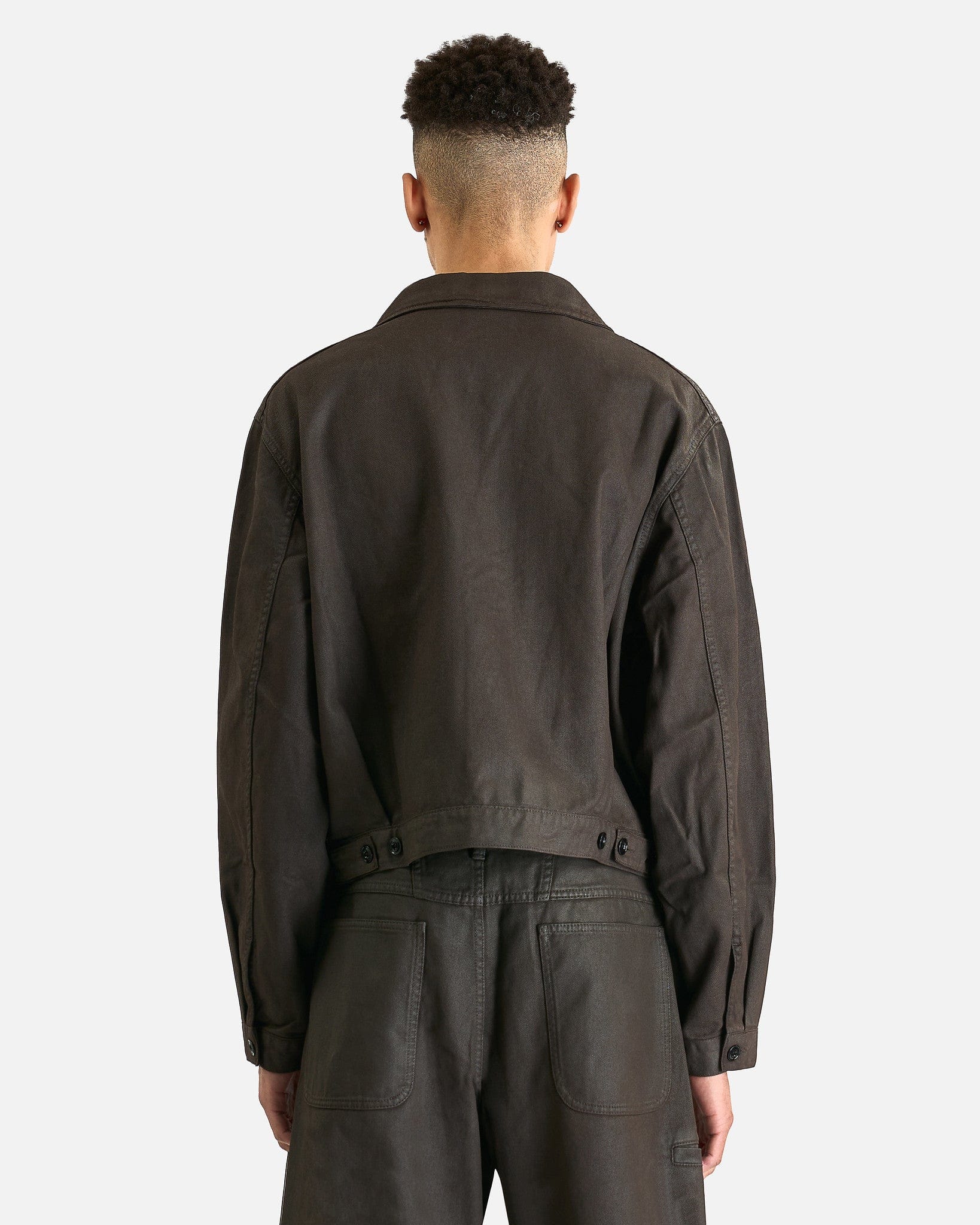 Trucker Jacket in Dark Chocolate – SVRN