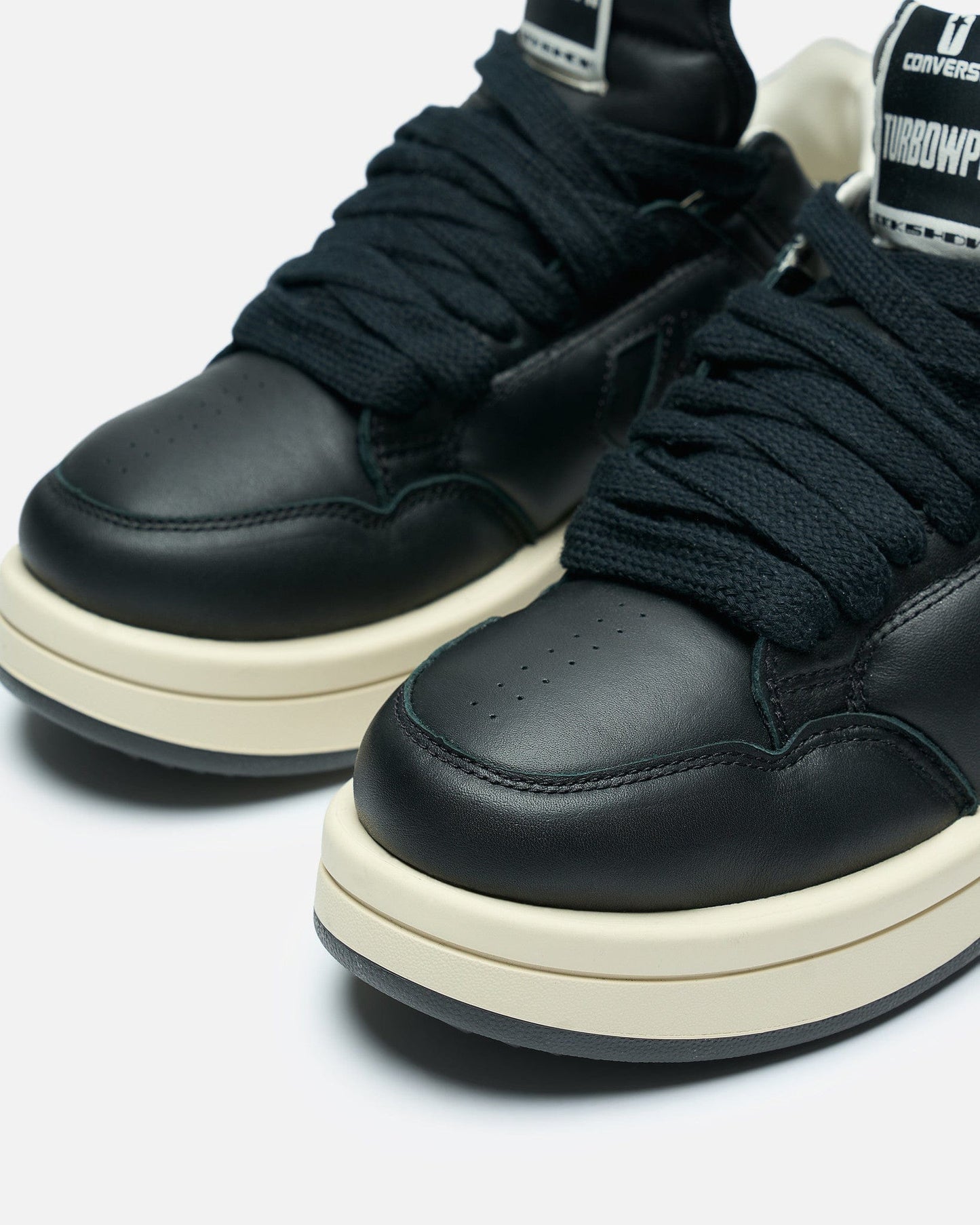 Rick Owens DRKSHDW Men's Sneakers TURBOWPN in Black/Cream