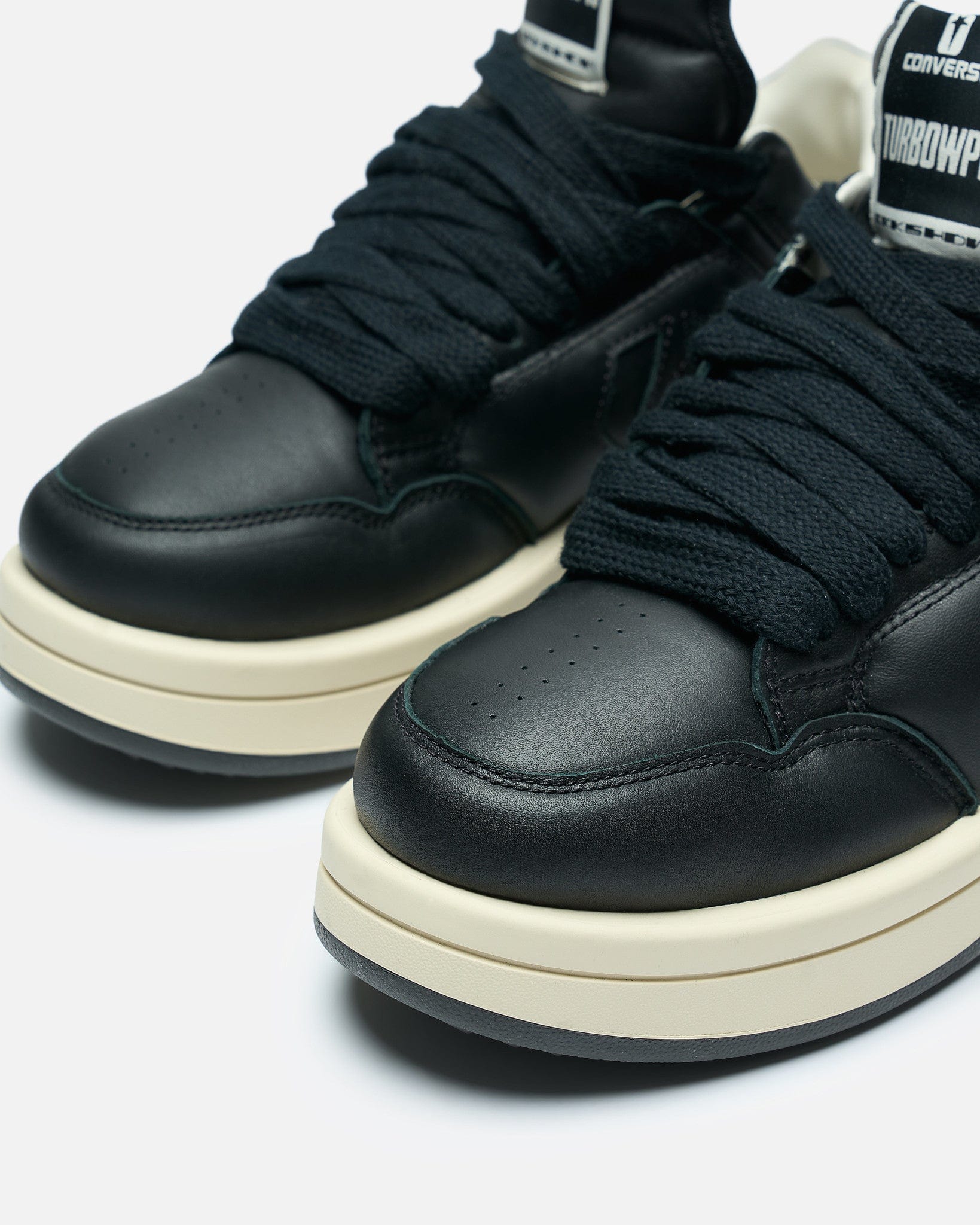 Rick Owens DRKSHDW Men's Sneakers TURBOWPN in Black/Cream
