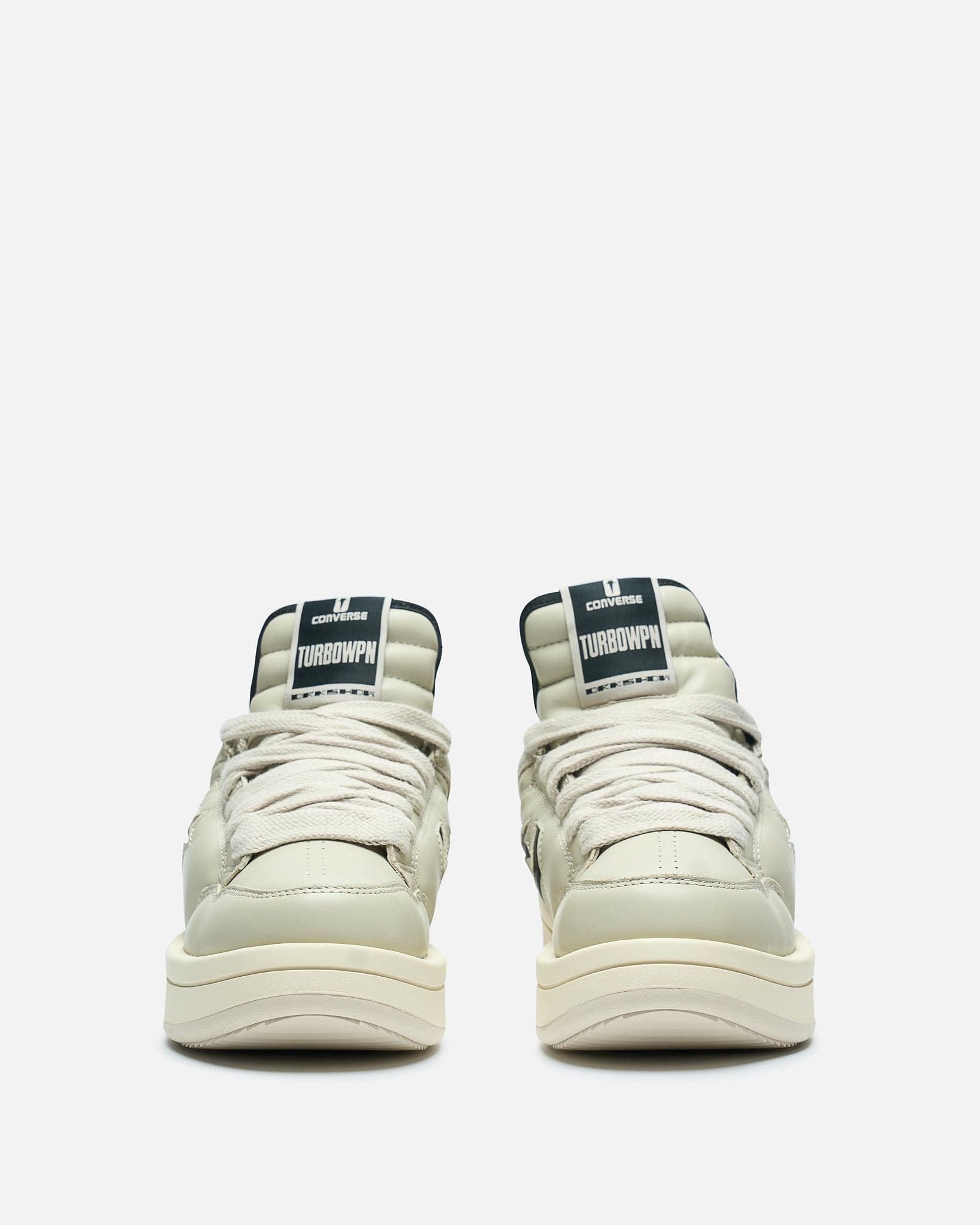 Rick Owens DRKSHDW Men's Sneakers TURBOWPN in Oyster/Black