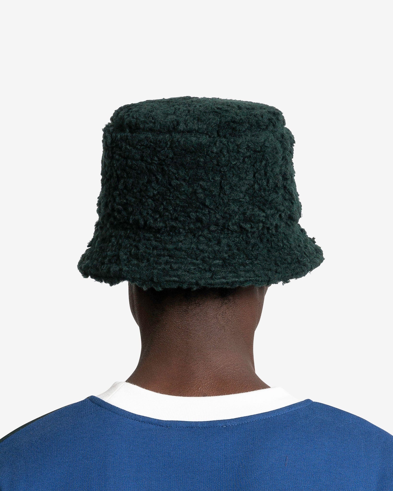 Marni Men's Hats Twist Teddy Bucket Hat in Spherical Green