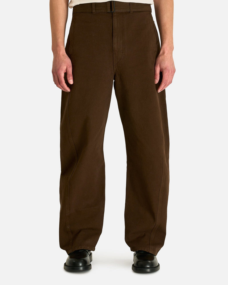 Twisted Belted Pants in Cacao – SVRN