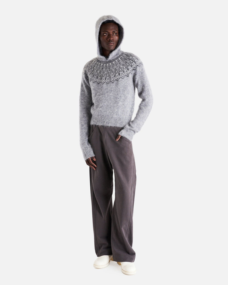 Twisted Lounge Pants in Charcoal Cotton Jersey – SVRN