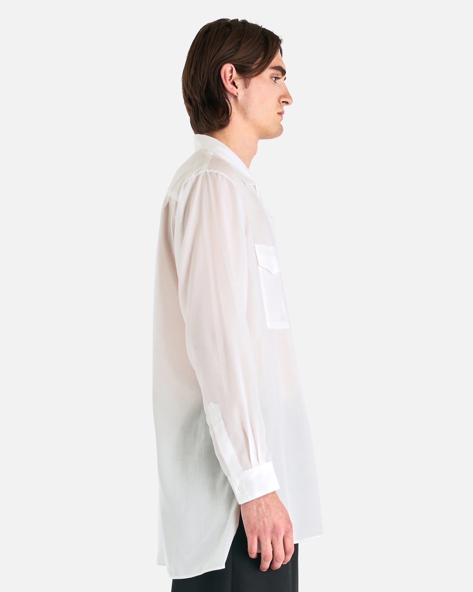 Yohji Yamamoto Pour Homme Men's Shirts U-CDH Open Collar Shirt